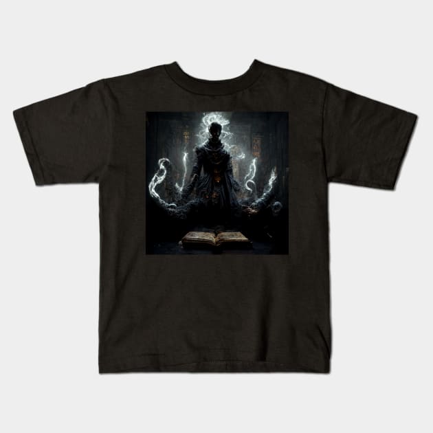 Mage Kids T-Shirt by BloodRubyz